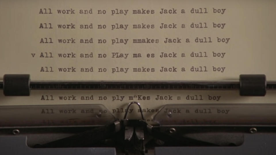 Jack's novel from The Shining