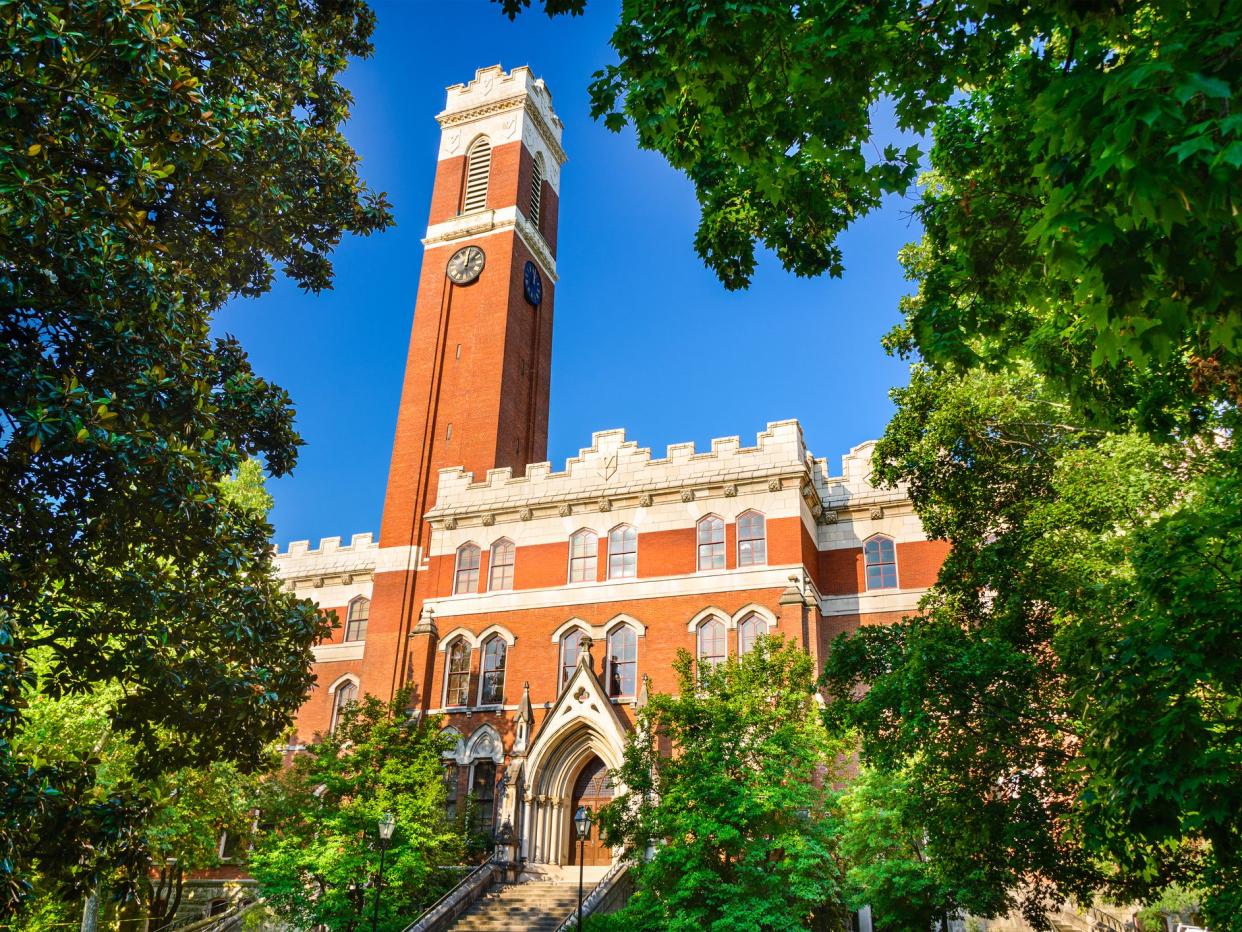 Campus of Vanderbilt Unversity in Nashville, Tennessee.