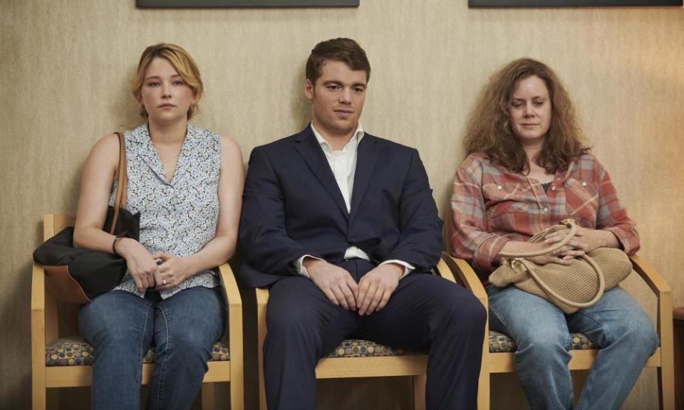 Haley Bennett, Gabriel Basso and Amy Adams in Hillbilly Elegy.