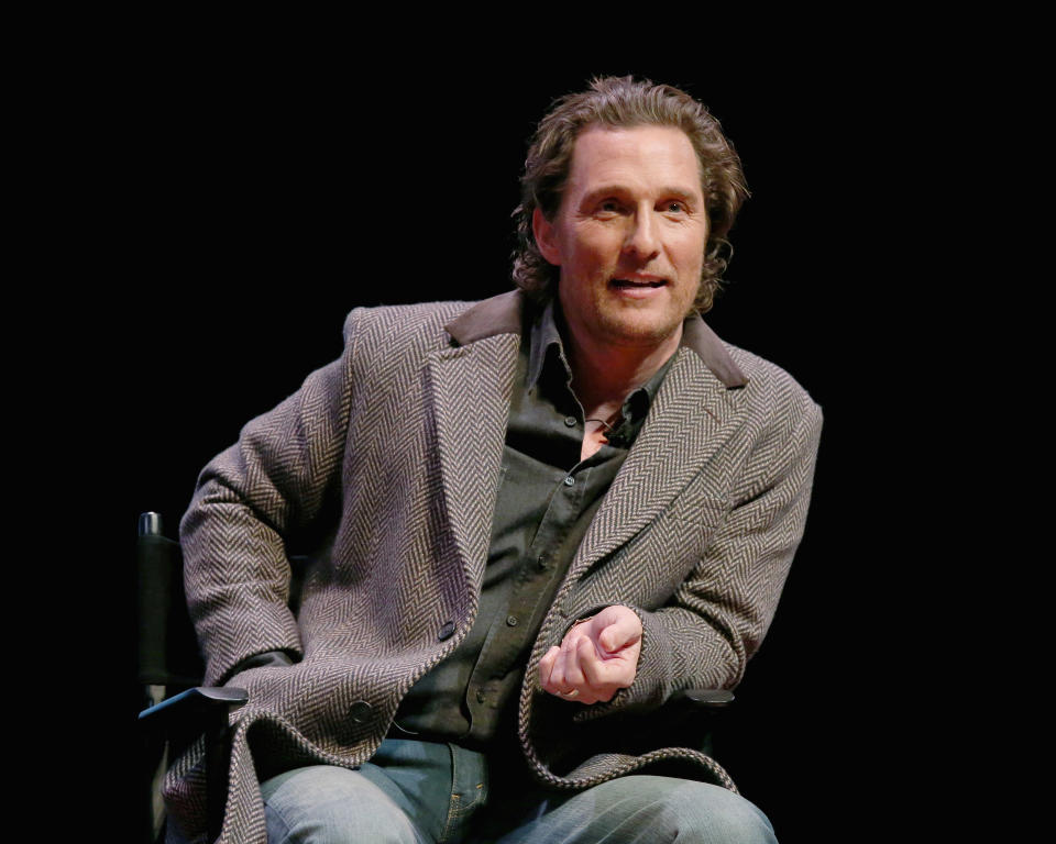 AUSTIN, TEXAS - JANUARY 21:  Matthew McConaughey participates in a Q&A after a special screening of his new film 