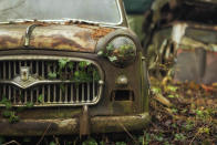 <p>A car left to rot. (Photo: Stefan Baumann/Media Drum World/Caters News) </p>