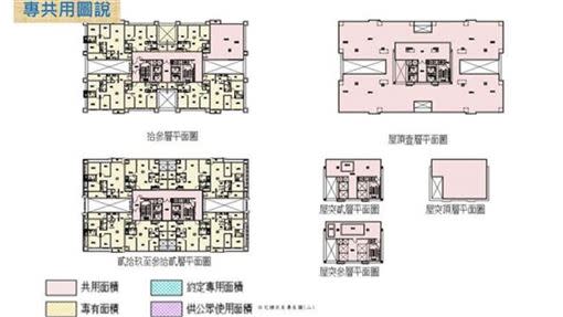 買房只要看社區的「專共用圖說」就知道公設比高在哪了。（圖／取自新北市瑞芳地政事務所）