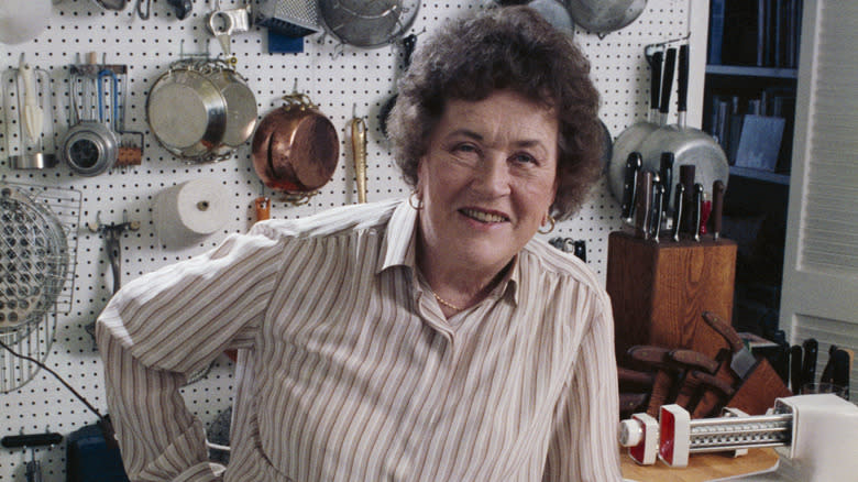 Julia Child smiles