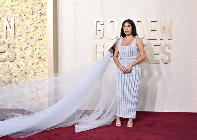 <p>Axelle/Bauer-Griffin/FilmMagic</p> Aminah Nieves attends the 81st Annual Golden Globes