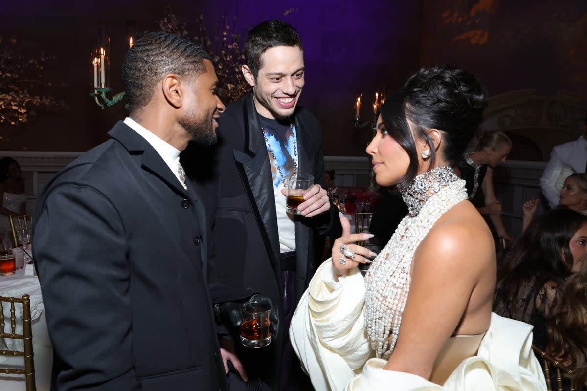 Exes Kim Kardashian and Pete Davidson reunited and were pictured deep in conversation at the Met Gala  (Getty Images for The Met Museum/)