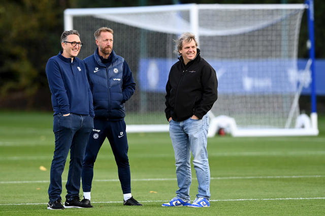 Chelsea stars including Raheem Sterling join Todd Boehly at LA Dodgers'  stadium during pre-season tour of US