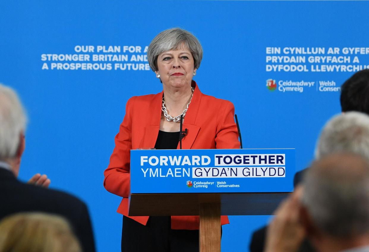 May has U-turned on the so-called 'dementia tax': PA