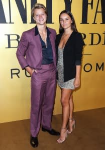 'Outer Banks' Star Rudy Pankow's Girlfriend Elaine Siemek Slams Cheating Rumors- 'It's Exhausting and Embarrassing' 08 posing at Vanity Fair Hosts Vanities Party: A Night For Young Hollywood, Musso and Frank Grill, Hollywood, Los Angeles, California, United States