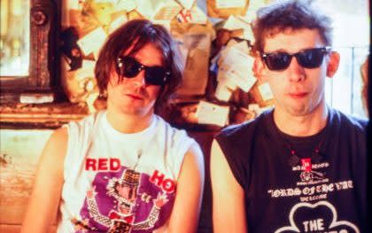 Spider Stacey and Shane MacGowan of The Pogues in 1988