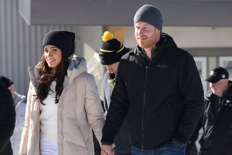 Harry and Meghan at an Invictus Games event in Vancouver earlier this year