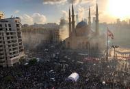 Protests called for in central Beirut days after devastating explosion