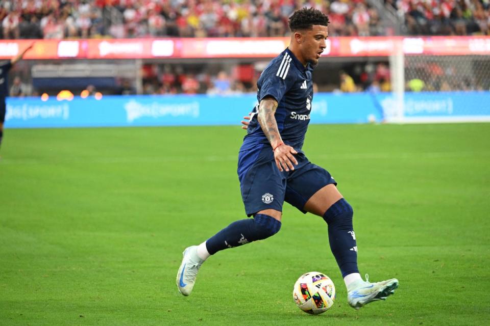 Jadon Sancho could have a crucial role to play after returning to Manchester United (AFP/Getty)