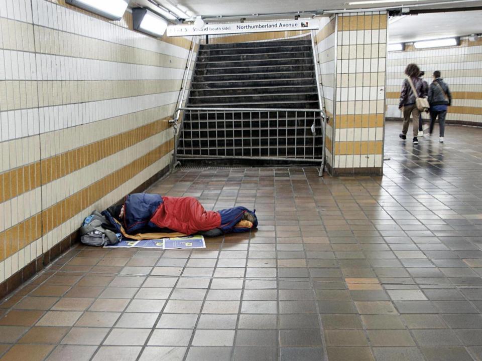 The number of people sleeping rough in England has more than doubled since 2010 (Shutterstock)