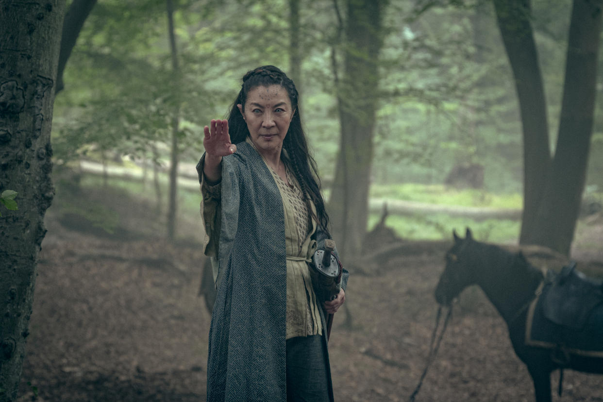 Michelle Yeoh in The Witcher: Blood Origin. (Netflix)