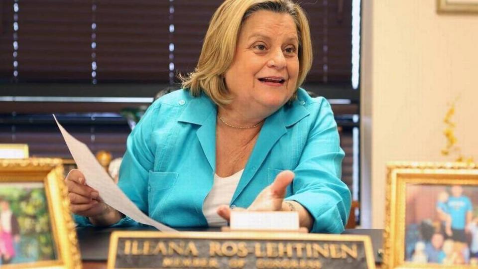 Former Rep. Ileana Ros-Lehtinen of Florida