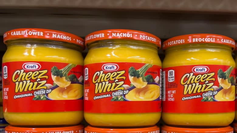 Jars of Cheez Whiz