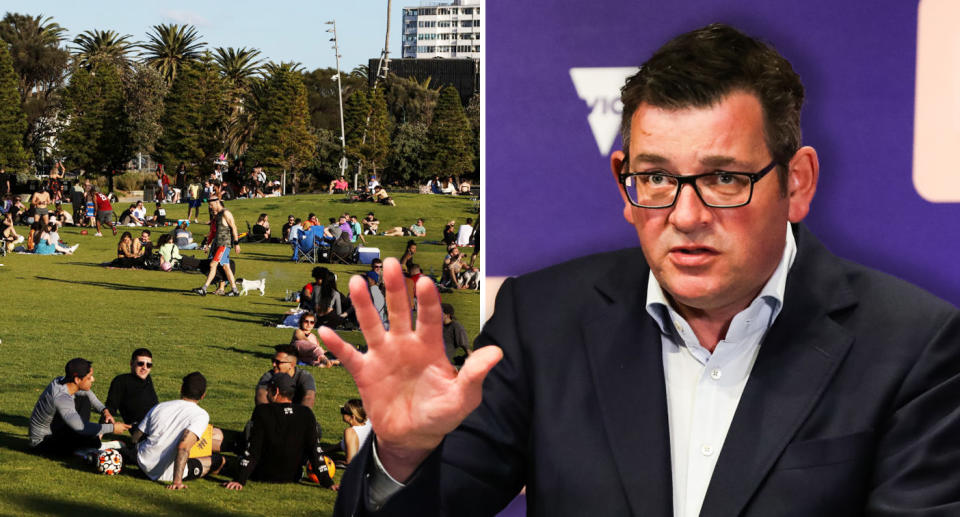 Premier Daniel Andrews is now overseeing the state's worst outbreak of the pandemic. Source: Getty