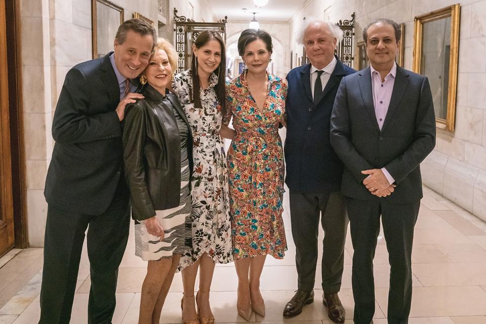 Tony Marx, Louise Grunwald, Beth Kojima, Gayfryd Steinberg, Graydon Carter, and Preet Bharara