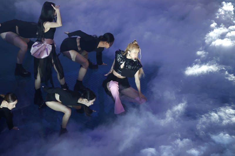 Blackpink performs at the MTV Video Music Awards at the Prudential Center in Newark, N.J., in 2022. File Photo by John Angelillo/UPI