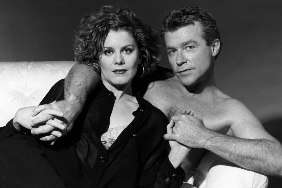 Elizabeth Keifer and Jerry verDorn in ‘The Guiding Light,’ circa early 1990s - Credit: Everett Collection