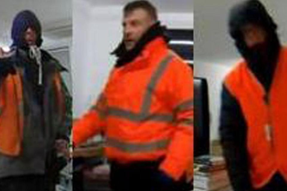 Police want help identifying these three men in connection with a burglary in Shoreditch