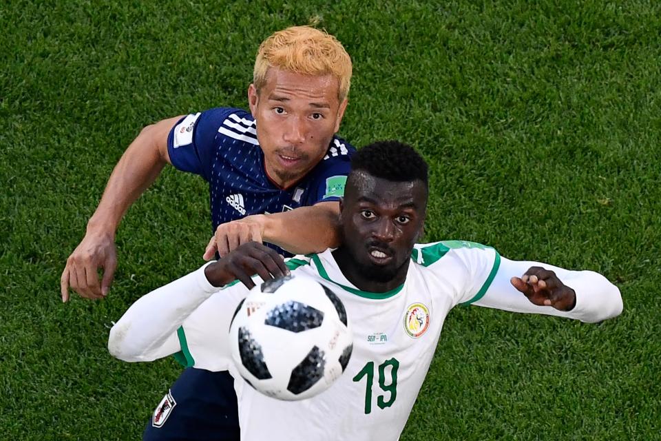 Senegal and Japan are neck and neck in Group H at the 2018 World Cup. (Getty)