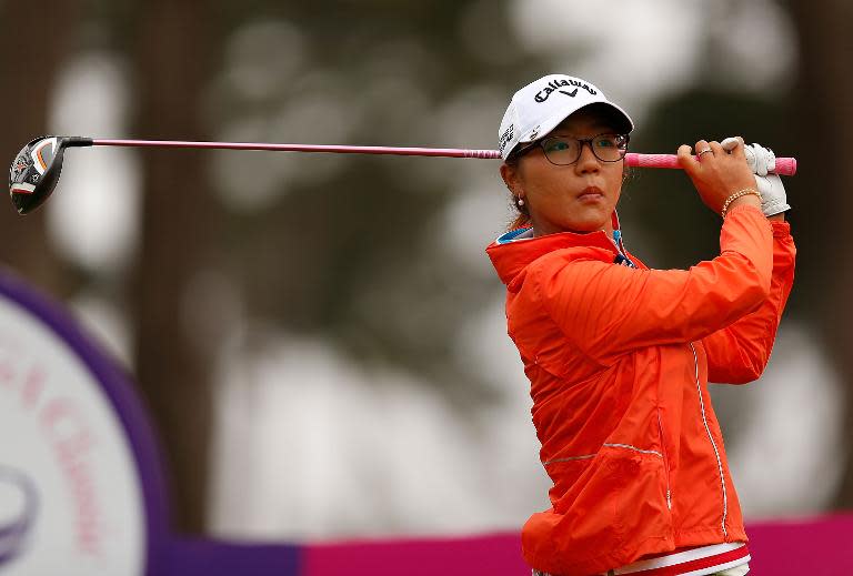 Lydia Ko during the first round of the Swinging Skirts LPGA Classic in San Francisco on April 24, 2014