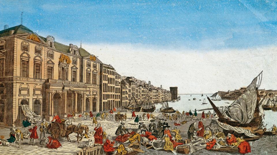 GREAT PLAGUE OF MARSEILLE: 1720-1723