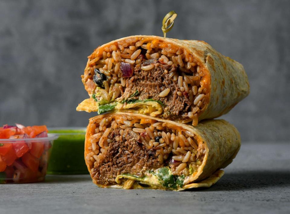 PHOTO: A new beef barbacoa burrito at Yankee Stadium. (New York Yankees)