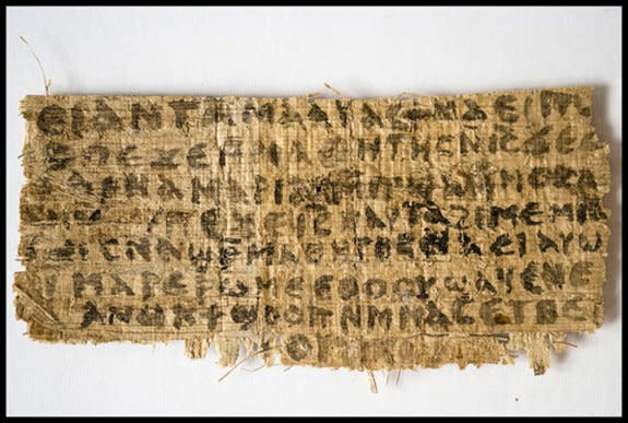 The Gospel of Judas appears to be authentically 3rd-century. This fragment of another papyrus, known as the <a href="http://www.livescience.com/24139-gospel-of-jesus-wife-faces-authenticity-tests.html" rel="nofollow noopener" target="_blank" data-ylk="slk:Gospel of Jesus' Wife;elm:context_link;itc:0;sec:content-canvas" class="link ">Gospel of Jesus' Wife</a> for its mention