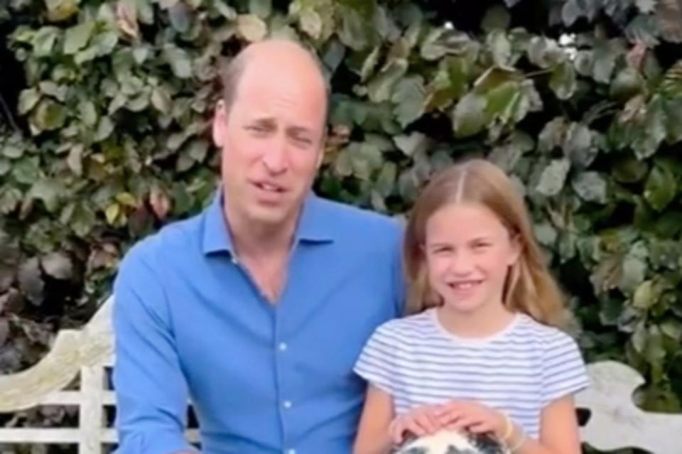 Prince William and Princess Charlotte (Prince of Wales / Instagram)