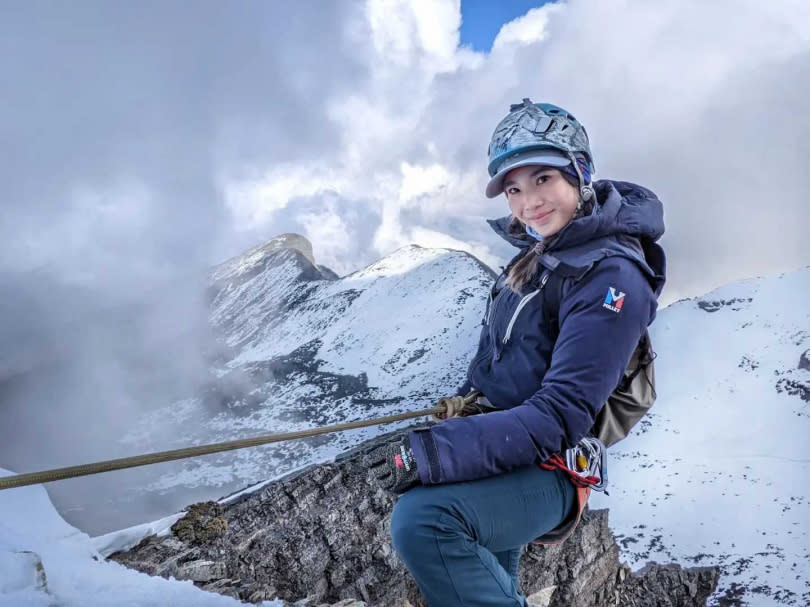 曾登山墜落造成嚴重傷勢，詹喬愉目前左腳仍有無法治癒的後遺症。（圖／翻攝詹喬愉臉書）