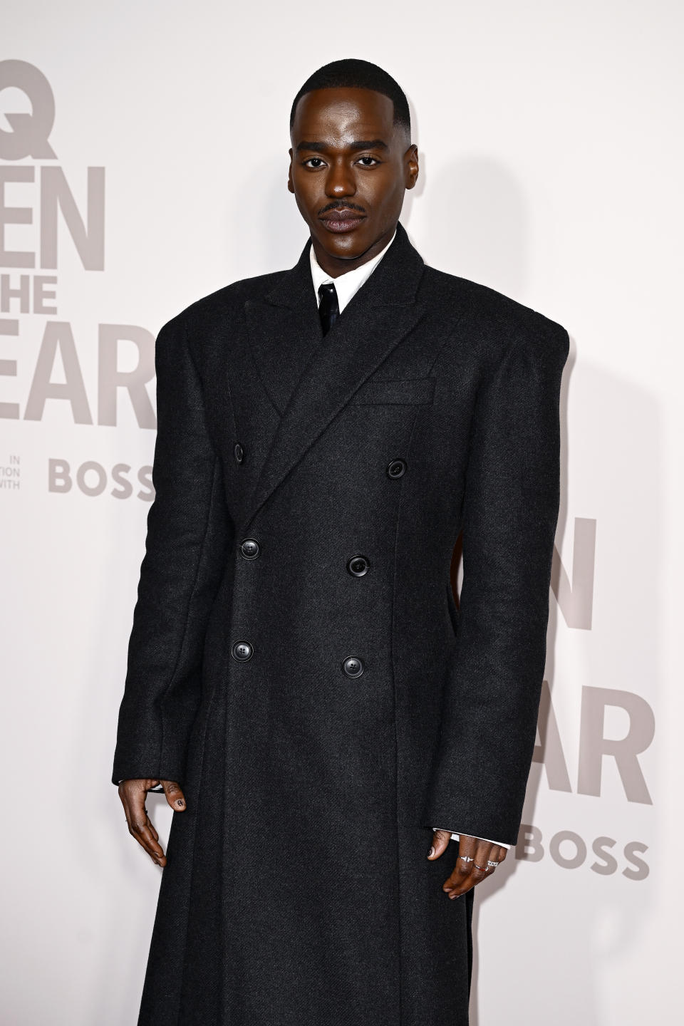 Ncuti Gatwa arrives at the GQ Men Of The Year Awards 2023 at The Royal Opera House on November 15, 2023 in London, England.