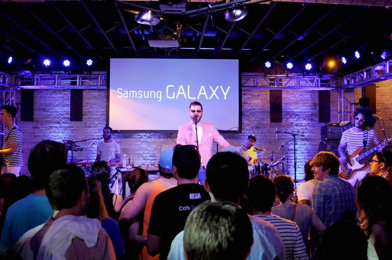 Mayer Hawthorne performs at the SXSW festival in Austin, Texas on March 12, 2013. The music portion of SXSW -- with more than 1,000 bands playing live around the Texas state capital -- kicked off on Tuesday