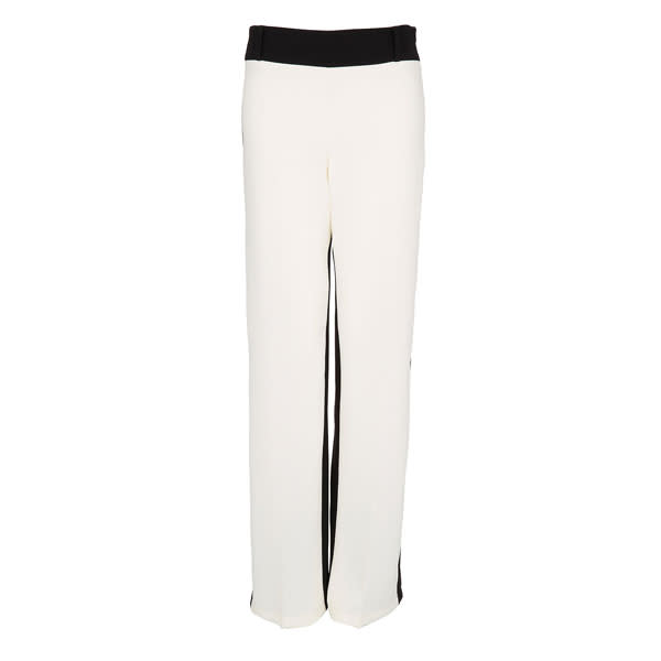 <b><a href="http://www.topshop.com/webapp/wcs/stores/servlet/ProductDisplay?beginIndex=0&viewAllFlag=&catalogId=33057&storeId=12556&productId=8181076&langId=-1&categoryId=&searchTerm=monochrome&pageSize=200" rel="nofollow noopener" target="_blank" data-ylk="slk:Colour Block Wide Leg Trousers - £45 - Topshop;elm:context_link;itc:0;sec:content-canvas" class="link ">Colour Block Wide Leg Trousers - £45 - Topshop</a><br></b><br>Team these two-tone trousers with a matching suit jacket for a Kate Hudson style look.