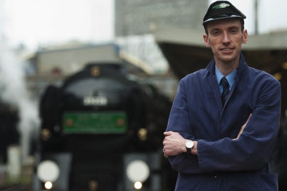 Youngest steam engine driver in half a century