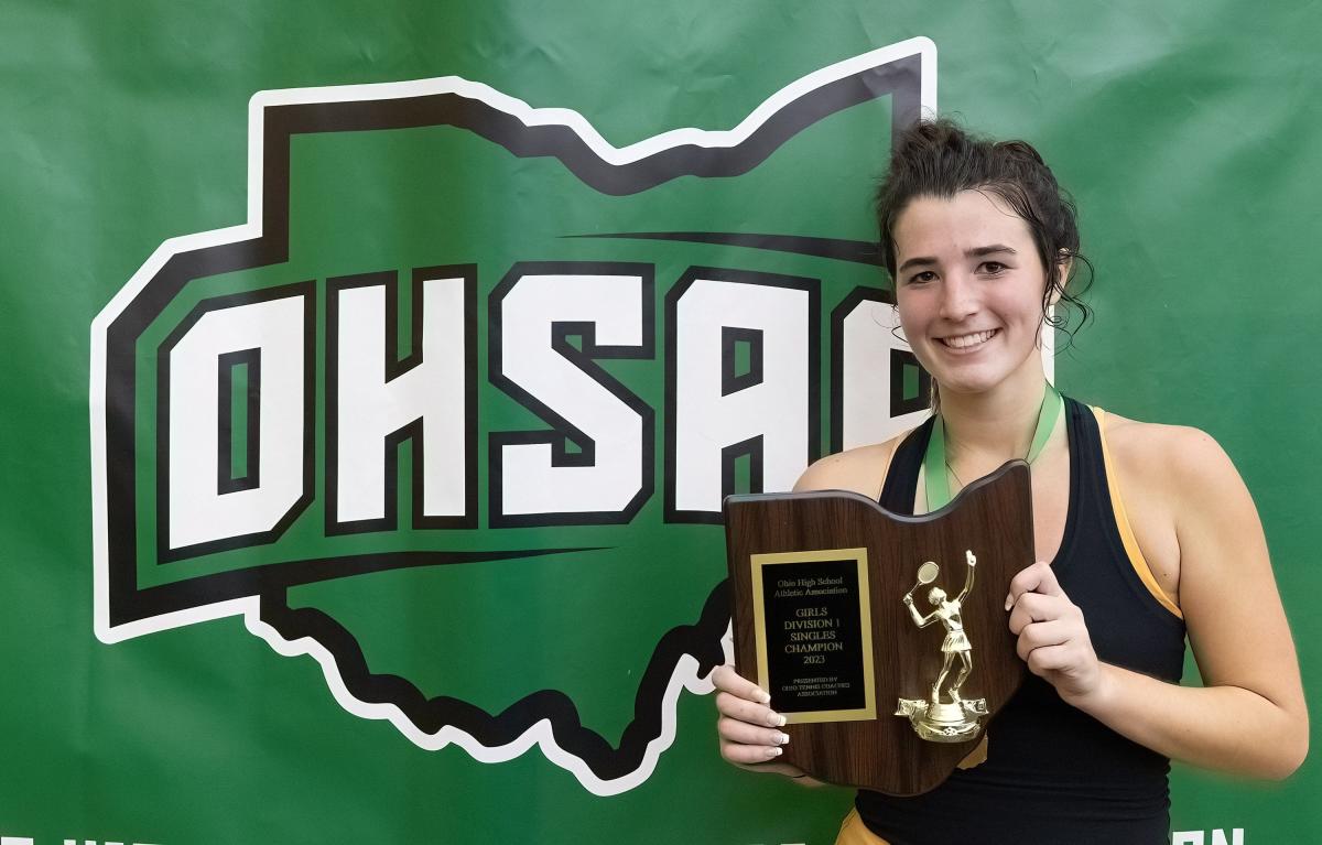 North Canton celebrates as Hoover star Tess Bucher makes history at OHSAA state tennis