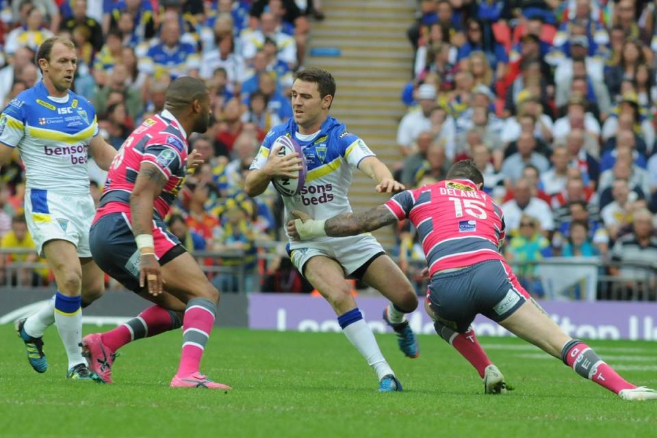 Richie Myler helped Warrington Wolves lift the 2012 Challenge Cup during his time with the club <i>(Image: Dave Gillespie)</i>