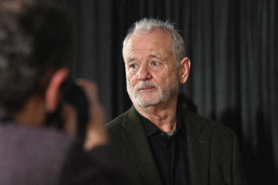 Bill Murray looking concernedly across a room