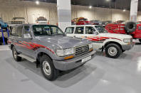 <p>If Qatar had a national vehicle it would have to be the Toyota Land Cruiser; the country's streets are full of them. That's reflected in the museum which houses several examples, including this pair of seventh-generation (J80) models, produced in the early 1990s.</p>