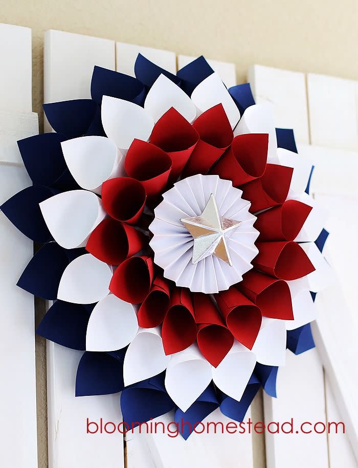 4th of july wreaths flower patriotic wreath