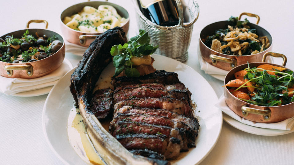 Remedy bar Vail tomahawk steak