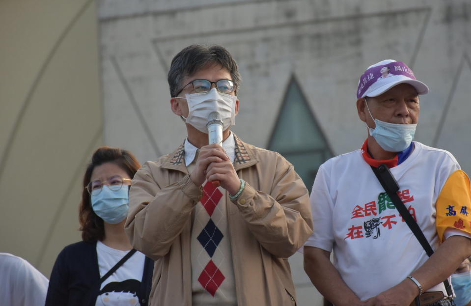 蘇偉碩說，2月6日贏了才有機會把萊豬趕出台灣。   圖：孫家銘/攝