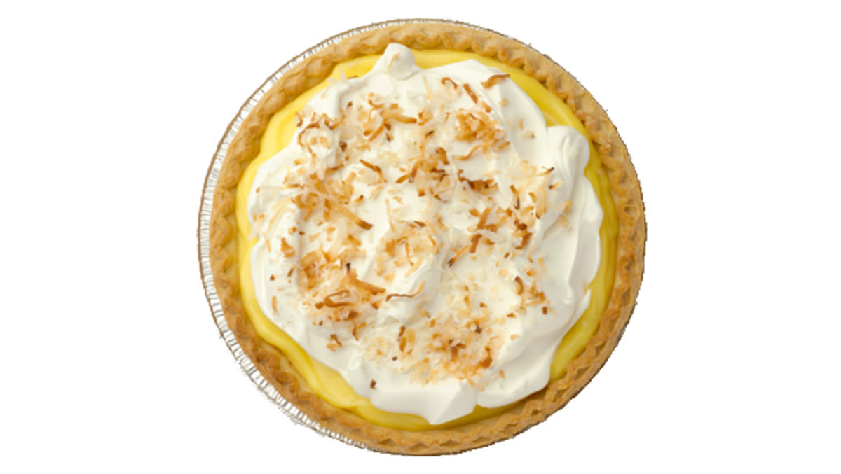 <p>Andrew McCaul</p><p>Two favorite pies in one bite.</p><p><strong>Get the recipe: <a href="https://parade.com/28107/dash/banana-coconut-pie/" rel="nofollow noopener" target="_blank" data-ylk="slk:Banana Coconut Pie;elm:context_link;itc:0;sec:content-canvas" class="link rapid-noclick-resp">Banana Coconut Pie</a></strong></p>