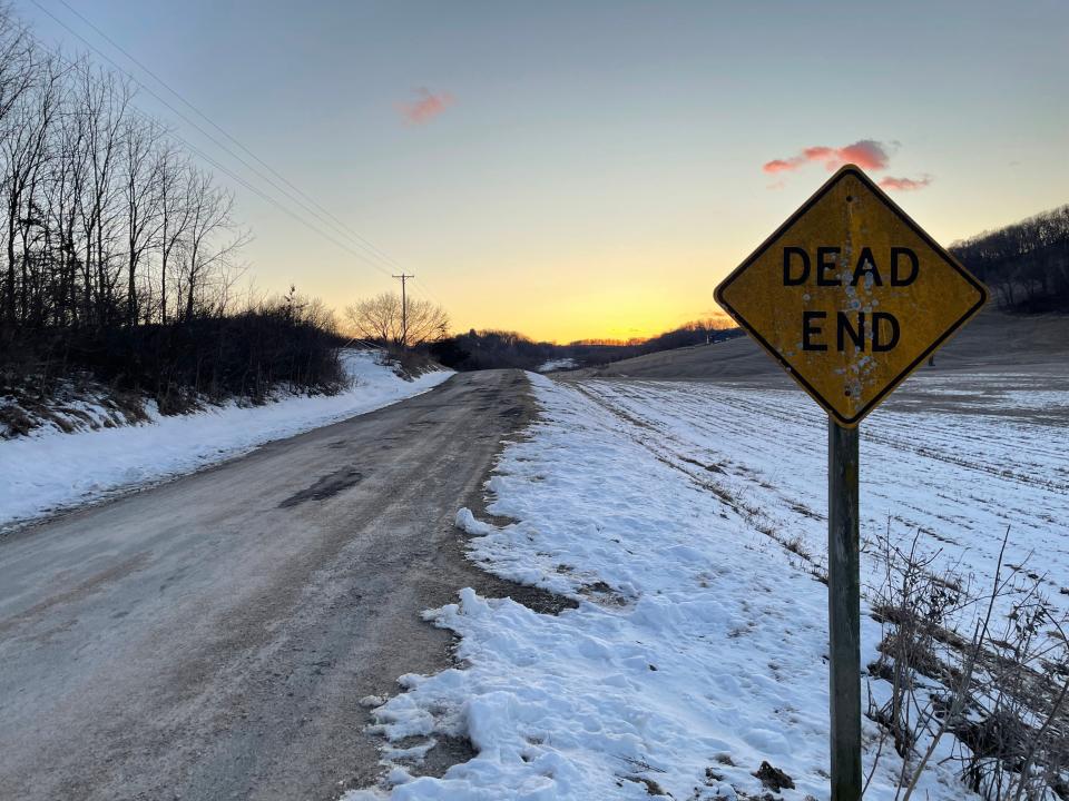 The sun sets on the back roads of Sauk County, where drugs pose a deadly problem like they do across much of rural Wisconsin.