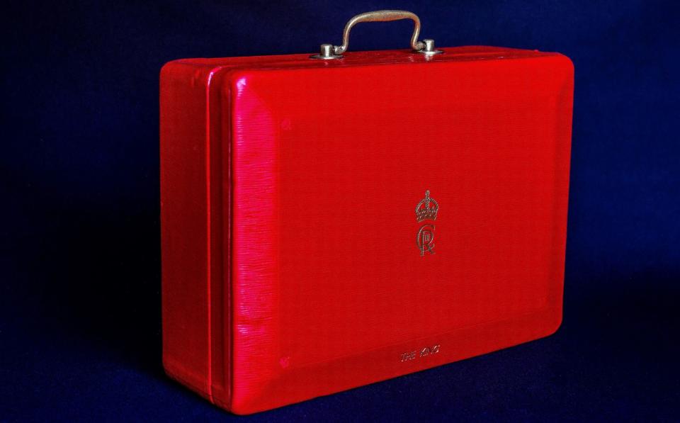 King Charles' restored red despatch box - Barrow, Hepburn & Gale/PA