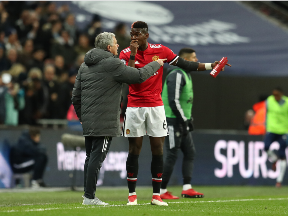 Paul Pogba Jose Mourinho Manchester United