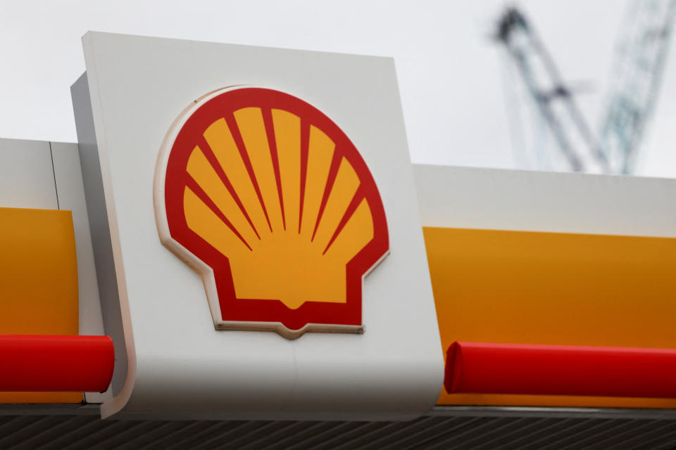 A view shows a logo of Shell petrol station in South East London, Britain, February 2, 2023. REUTERS/May James