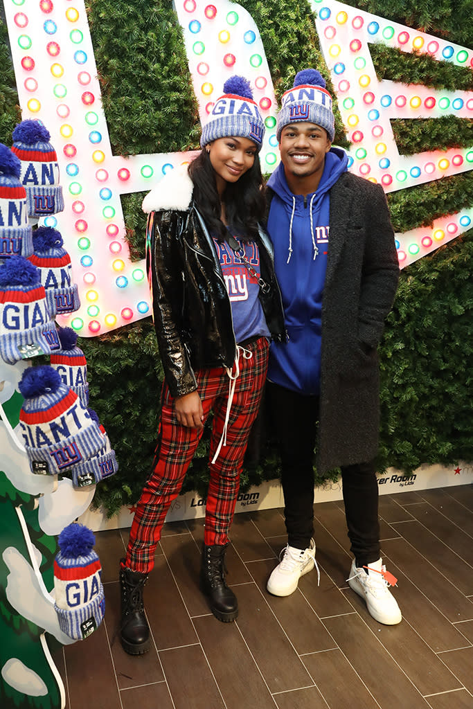 Chanel Iman and Sterling Shepard