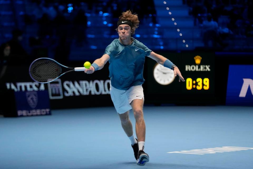 Rublev missed out on the last four (Luca Bruno/AP) (AP)